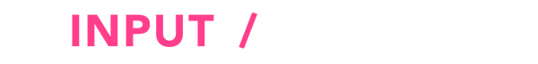 INPUT / OUTPUT
